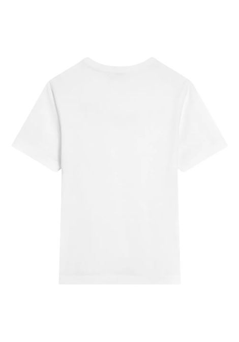 White T-Shirt with Dolce&Gabbana Logo DOLCE & GABBANA KIDS | L4JTHU-G7PBNW0800